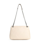 Tory Burch Medium 'Charlie Matelassé' Shoulder Bag In Cream Lear