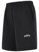 Barrow Black Cotton Bermuda Shorts