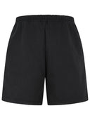 Barrow Black Cotton Bermuda Shorts