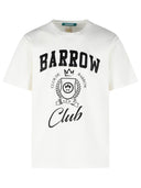 Barrow White Cotton T Shirt