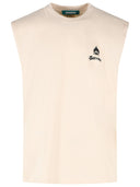 Barrow Cream Cotton Tank Top