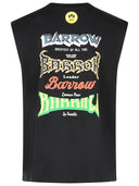 Barrow Black Cotton Tank Top