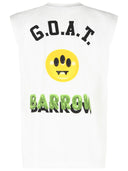 Barrow White Cotton Tank Top