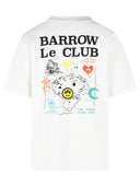 T-shirt en coton blanc 'Club' de Barrow