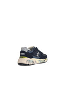 Premiata 'Mase 8020' Blue Suede Blend Sneakers
