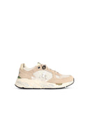 Premiata 'Mased' Beige Lear Blend Sneakers