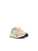 Premiata 'Mased' Beige Lear Blend Sneakers