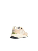 Premiata 'Mased' Beige Lear Blend Sneakers