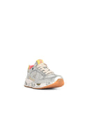Premiata 'Mased' Silver Lear Blend Sneakers