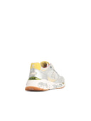 Premiata 'Mased' Silver Lear Blend Sneakers