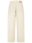 Acne Studios '2023' Ivory White Cotton Jeans