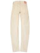 Acne Studios '2006 F' Loose Fit White Cotton Jeans