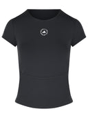 Adidas By Stella Mccartney 'Tpr' Black Polyamide Blend T Shirt