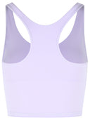 Adidas By Stella Mccartney Lilac Polyester Blend Sporty Top