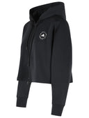 Adidas By Stella Mccartney Black Cotton Blend Sweatshirt