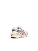 Asics 'Gel Cumulus 16' Cream And Purple Mesh Blend Sneakers
