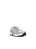 New Balance '740' Sneakers In White And Silver Technical Fabric Blend