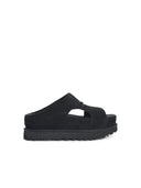 Ugg 'Goldenstar Hi' Black Suede Slippers