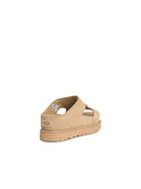 Ugg 'Goldenstar Hi' Hjemmesko I Beige Sand Ruskind