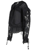 Isabel Marant 'Nowana' Black Cotton Blouse