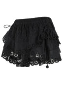 Isabel Marant 'Neis' Black Cotton And Silk Shorts