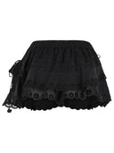 Isabel Marant 'Neis' Black Cotton And Silk Shorts