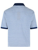 Marni Two Tone Linen Blend Polo Shirt