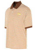 Marni Two Tone Linen Blend Polo Shirt