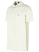 Polo Ralph Lauren Cream Cotton Polo Shirt