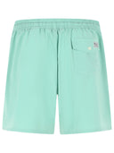Polo Ralph Lauren 'Traveler' Green Stretch Polyester Swimsuit