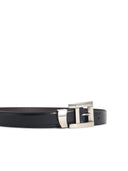 Versace Black Lear Belt