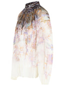 Zimmermann 'Luna Billow' Viscose Cream Blouse