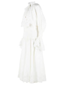 Zimmermann 'Alchemy' Ivory White Cotton Maxi Dress