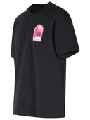 Casablanca 'Arches' Black Cotton T Shirt