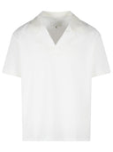 Maison Margiela White Cotton Polo Shirt