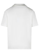 Maison Margiela White Cotton Polo Shirt