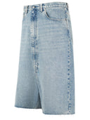 Maison Margiela Light Blue Cotton Bermuda Shorts