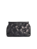 Maison Margiela Glam Slam Classique' Large Black Lear Bag