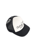 Amiri 'Chateau Amiri' Black And White Polyester Cap