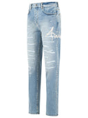 Amiri 'Slim' Light Blue Cotton Jeans