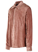 Amiri Viscose And Peach Silk Shirt