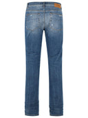 Amiri 'Stack' Blue Cotton Jeans