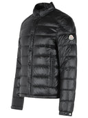 Moncler 'Selves' Short Black Polyamide Down Jacket