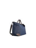 Longchamp 'Xl Boxford' Blue Recycled Tela Travel Bag