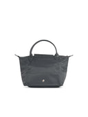 Longchamp Bag With 'S Le Pliage One' Handle In Anthracite Tela
