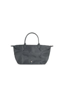 Longchamp Bag With 'L Le Pliage One' Handle In Tela Anthracite