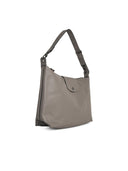 Longchamp 'Xl Le Pliage Xtra' Dove Grey Lear Hobo Bag