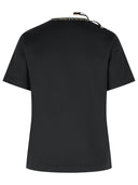 Burberry 'Frankie Bow' Black Cotton T Shirt