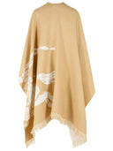 Burberry 'Ekd' Beige Wool And Silk Cape