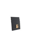 Dolce & Gabbana Card Holder With Black Lear 'Dg Logo'